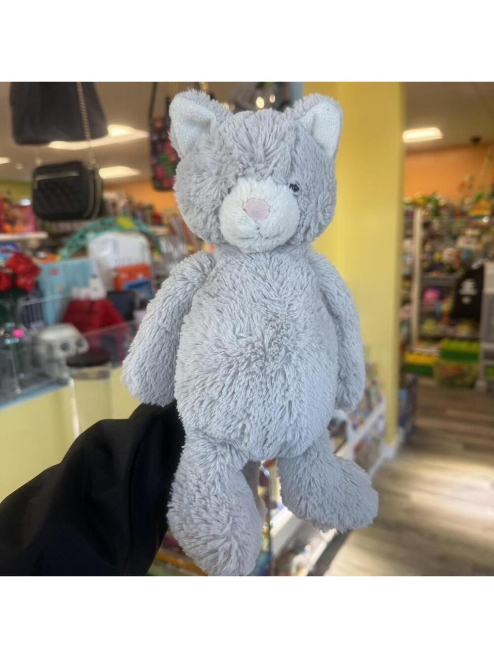 Jellycat bashful grey kitten stuffed animal plush